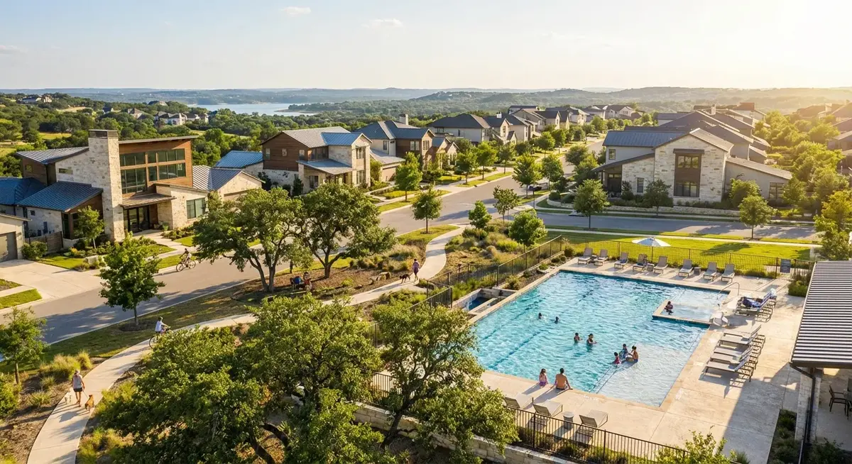 Steiner Ranch community near Lake Travis